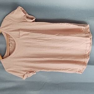 Style & Co. Women's Light Pink Short Sleeve Tee M